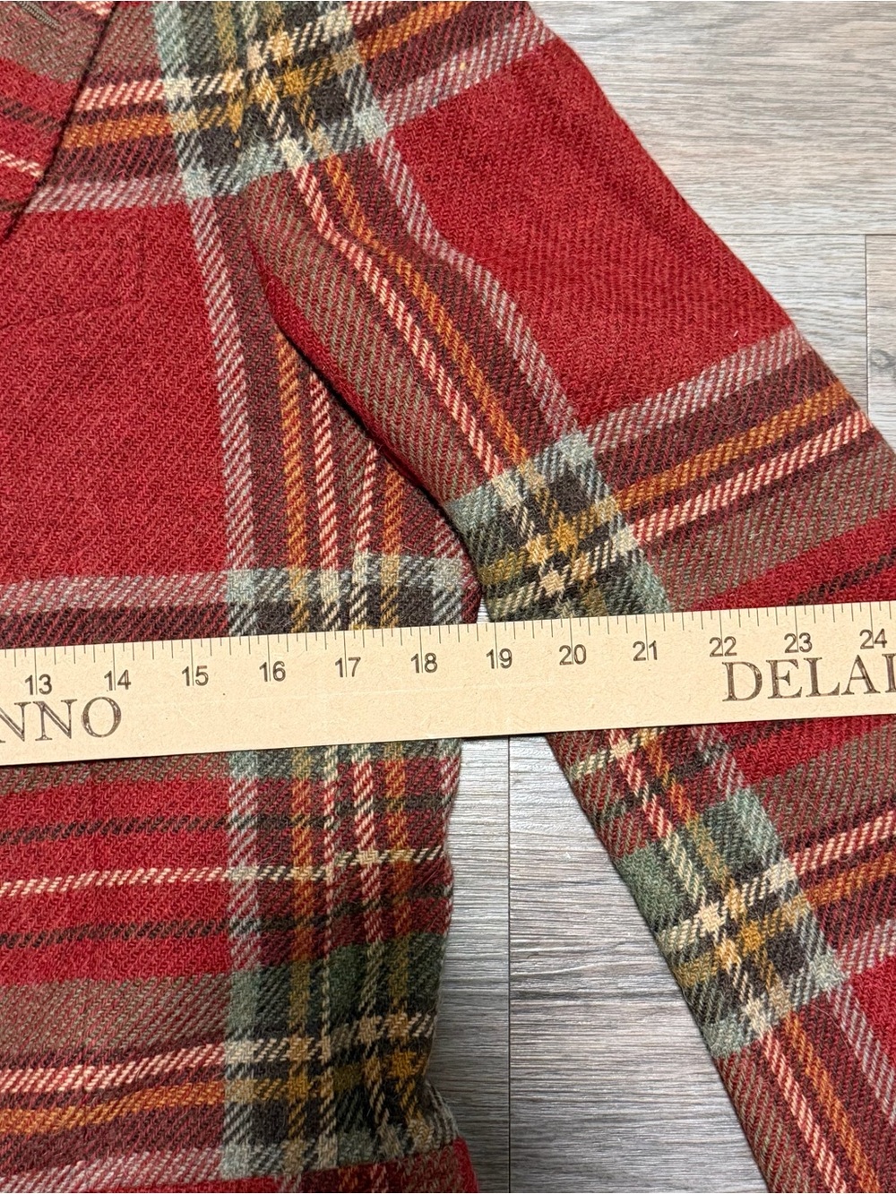 Polo Ralph Lauren Men's 40L Plaid Italy Wool Tweed Blazer Jacket Red NWT $1098 - Picture 11 of 12